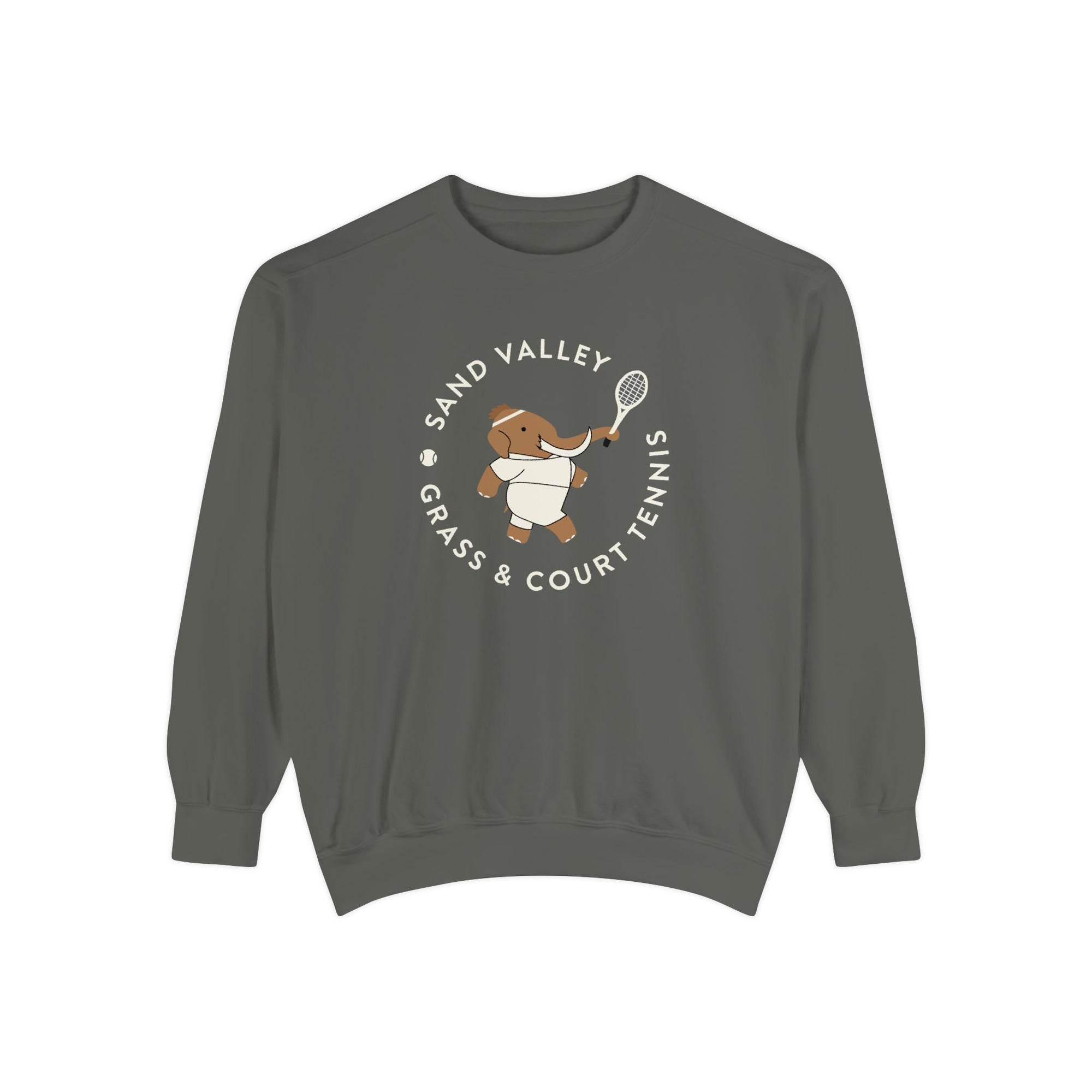 Grass and Court Unisex Garment-Dyed Sweatshirt