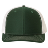 Dark Green & White