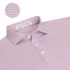 Heathered Faded Mauve & White