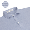 Heathered Pacific Blue & White
