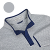Heathered Light Gray & Navy